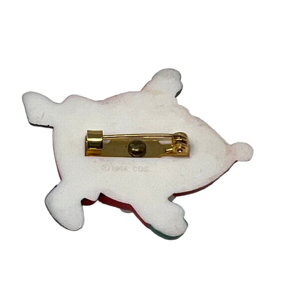 Hallmark Cards Pin Dancing Santa Christmas Holiday Vintage‎ Brooch - Picture 4 of 7